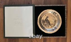 1972 Franklin Mint Richard Evans Younger Bobwhite Sterling Silver Plate