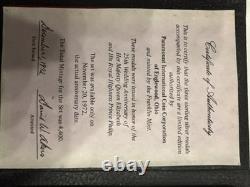 1972 Franklin Mint Royal Wedding Anniversary Sterling Silver/Bullion Medal Set