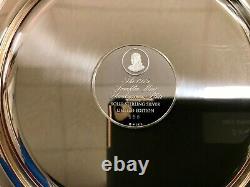 1972 Franklin Mint Solid Sterling Silver 6.9 OZ First Thanksgiving Plate N556