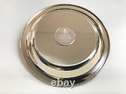 1972 Franklin Mint Solid Sterling Silver 6.9 OZ First Thanksgiving Plate N556