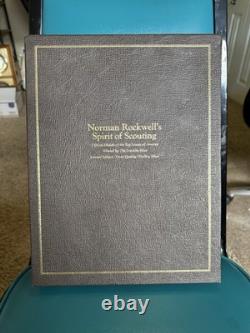 1972 Franklin Mint Spirit Of Scouting 12 Sterling Silver Medal Set 9.5 Troy Oz
