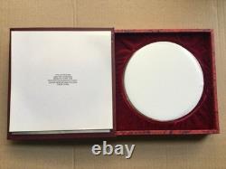 1972 Franklin Mint Sterling Silver Collector's plate The Carolers by N. Rockwell