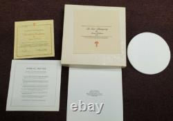 1972 Franklin Mint Sterling Silver First Thanksgiving Plate COA/BOX NICE