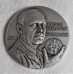1972 Franklin Mint Sterling Silver Medal by Frode Bahnsen, 6.6 Troy Ounces, m8