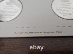 1972 Franklin Mint Sterling Silver Pro Hall of Fame Medals Jim Thorpe & Joe Carr