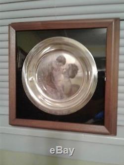 1972 Franklin Mint Sterling silver Mother's Day Plate