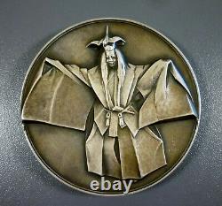 1972 Franklin Mint T. Matsuoka Japan Sterling Silver Medal 7 Troy Ounces
