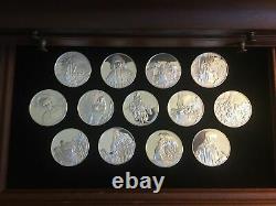 1972 Franklin Mint's Sterling Silver 49 medals, series The Genius of Rembrandt