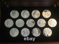 1972 Franklin Mint's Sterling Silver 49 medals, series The Genius of Rembrandt