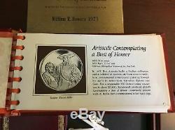 1972 Franklin Mint's Sterling Silver 50 medals, The Genius of Rembrandt (COA)