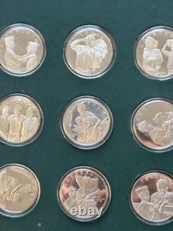 1972 Norman Rockwell Spirit Scouting Franklin Mint Sterling Silver 8,7 oz ASW