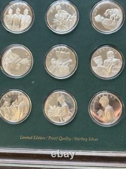 1972 Norman Rockwell Spirit Scouting Franklin Mint Sterling Silver 8,7 oz ASW