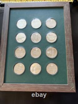 1972 Norman Rockwell Spirit Scouting Franklin Mint Sterling Silver 8,7 oz ASW