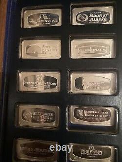 1972 Sterling Silver Bank Ingots Franklin Mint