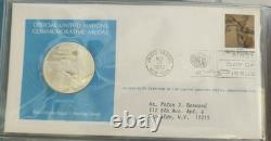 1972 United Nations Commemorative Medal Book Sterling Silver Proof Set of 5