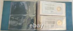 1972 United Nations Commemorative Medal Book Sterling Silver Proof Set of 5