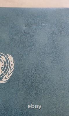 1972 United Nations Commemorative Medal Book Sterling Silver Proof Set of 5