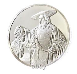 1972 medal Rembrandt Aristotle Contemplating Bust of Homer 65g Sterling