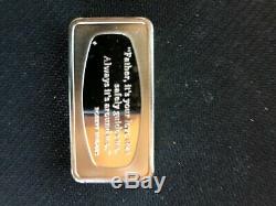 1973 &1974 franklin mint sterling silver bars total oz. (4.6)