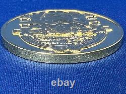 1973 24K on Sterling Silver Franklin Mint Book of Kells 9th Century Irish Coin