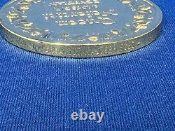 1973 24K on Sterling Silver Franklin Mint Queen Nefertiti Medal