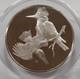 1973 Franklin Mint. 925 Silver 2.1 Troy Oz. /51mm Proof Medal-belted Kingfisher