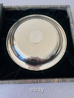 1973 Franklin Mint Bald Eagle Sterling Silver Plate 182g Box COA Richard Younger