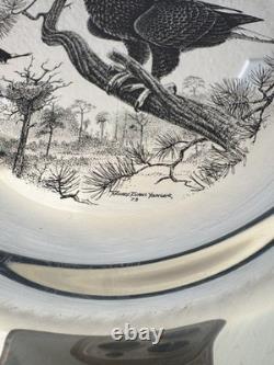 1973 Franklin Mint Bald Eagle Sterling Silver Plate 182g Box COA Richard Younger