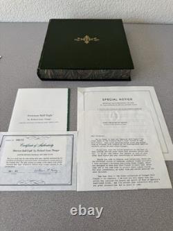 1973 Franklin Mint Bald Eagle Sterling Silver Plate 182g Box COA Richard Younger