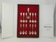 1973 Franklin Mint Collection Of Apostle Silver Spoons Coa And Case #3300