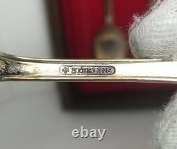 1973 Franklin Mint Collection of Apostle Silver Spoons COA and Case #3300