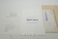 1973 Franklin Mint Collection of Apostle Silver Spoons COA and Case #3300