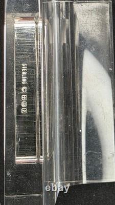 1973 Franklin Mint Father's Day 1000 Grains Sterling Silver Ingot Lucite