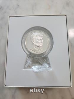 1973 Franklin Mint John F Kennedy Memorial Medal Sterling Silver Proof