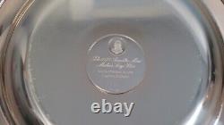 1973 Franklin Mint Mother's Day Plate solid sterling silver Mother and Child