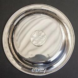 1973 Franklin Mint Mothers Day Plate Sterling Silver (. 925) COA + OGP