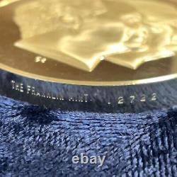 1973 Franklin Mint Nixon-Agnew Sterling Silver Inaugural Medallion 197 grams