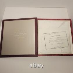 1973 Franklin Mint Norman Rockwell Trimming The Tree Sterling Silver. 925 Plate