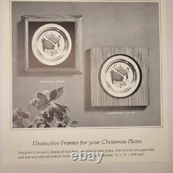 1973 Franklin Mint Norman Rockwell Trimming The Tree Sterling Silver. 925 Plate