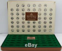 1973 Franklin Mint Pro Football Hall of Fame Immortals Sterling Silver Coin Set