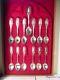 1973 Franklin Mint Sterling Set Apostle Spoons With Leather Case 447g