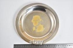 1973 Franklin Mint Sterling Silver Franklin Mint Thomas Jefferson 24k Plate 47