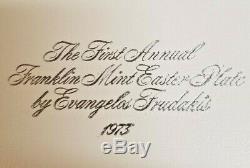 1973 Franklin Mint Sterling Silver Plate The Resurrection by Evangelos Frudakis