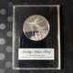 1973 Franklin Mint Sterling Silver Proof Nativity Medal Star Of Bethlehem Jesus
