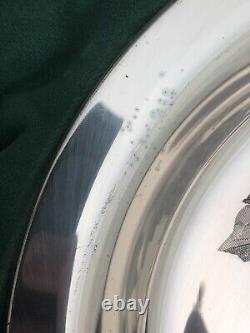 1973 Franklin Mint The Wood Thrush 6.1 oz Sterling Silver Plate Audubon Society