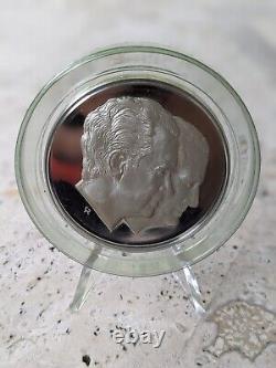 1973 Inaugural Medal Richard Nixon / Spiro Agnew Sterling Silver Franklin Mint
