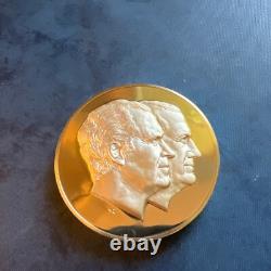 1973 Inaugural Medal Richard Nixon / Spiro Agnew Sterling Silver Franklin Mint