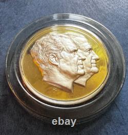 1973 Inaugural Medal Richard Nixon / Spiro Agnew Sterling Silver Franklin Mint