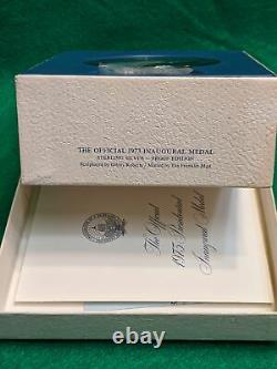 1973 Inaugural Medal, sterling silver proof edition, Franklin Mint