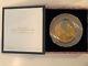 1973 Jefferson Bicentennial Commem Sterling Silver Plate Franklin Mint 24 K Gold